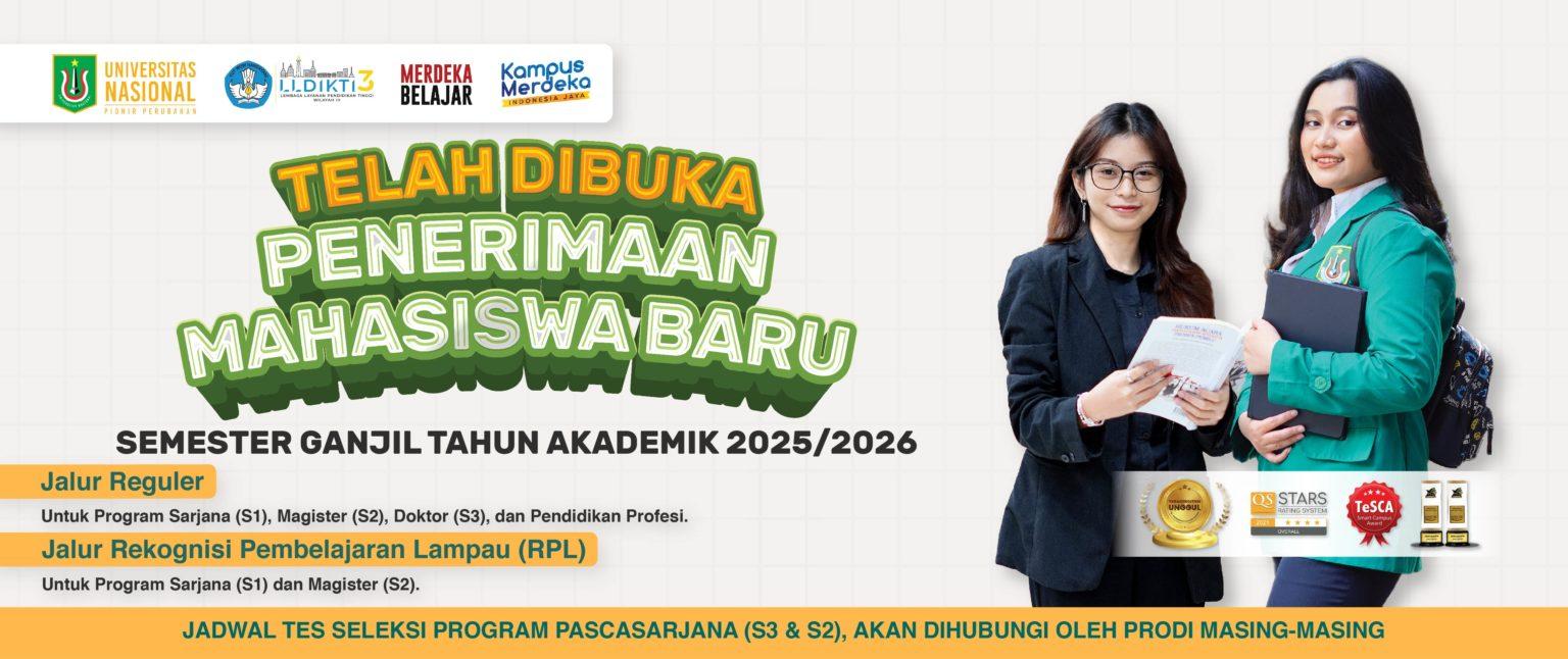 Penerimaan Mahasiswa Baru Semester Ganjil Tahun Akademik 2025/2026