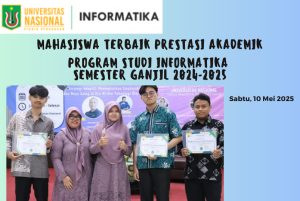 🎉 Selamat Atas Prestasi sebagai Mahasiswa Terbaik Semester Ganjil 2024-2025 Program Studi Informatika, Fakultas Teknologi Komunikasi dan Informatika – Universitas Nasional